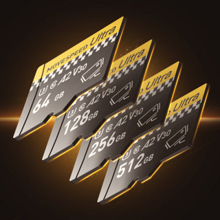 MOVE SPEED 移速 Ultra YSTFU300-256GU3 MicroSD存储卡 256GB（V60、U3、A2）