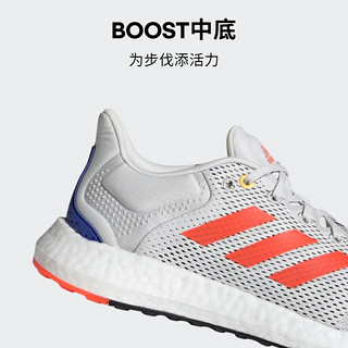 adidas阿迪达斯官方PUREBOOST 21男舒适运动跑步鞋 灰/亮橙色/深蓝 47(290mm)