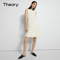 Theory 2023春夏新品女装 三醋酯混纺无袖连衣裙 M0509622