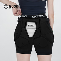 GOSKI滑雪护具装备护臀护膝新手全套内穿滑雪防摔护臀垫单板男女 成人-新手防护套装 L