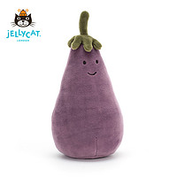 jELLYCAT 邦尼兔 英国jELLYCAT活泼茄子陪伴玩偶吃货蔬菜毛绒玩具包邮宝宝儿童公仔