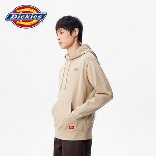dickies Dickies卫衣 男女同款LOGO印花连帽休闲上衣8874 沙色 M