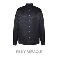 SILKY MIRACLE男士真丝睡衣DUKE系列斑马纹桑蚕丝短睡裤可外穿