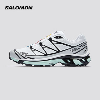 萨洛蒙（Salomon）男女款 户外运动舒适透气时尚穿搭潮流越野跑鞋 XT-6 哈士奇 413173 UK3.5(36)