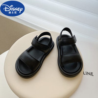 Disney/迪士尼 软底 儿童凉鞋 29码内长18.0cm 黑色