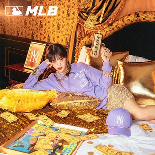 韩国直邮MLB卫衣男女情侣cash cow牛年生肖印花圆领套头31MTC1111