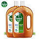 Dettol 滴露 皮肤衣物家居消毒液1.8L*2瓶能有效杀菌