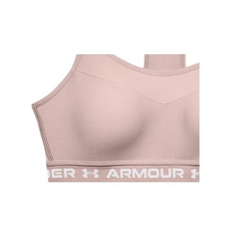 UNDER ARMOUR 安德玛 Crossback 女子运动内衣-高强度 1355109-667 粉色 36dd