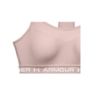 UNDER ARMOUR 安德玛 Crossback 女子运动内衣-高强度 1355109-667 粉色 38D