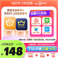 iQIYI 爱奇艺 黄金会员年卡+京东PLUS年卡+加赠4大权益