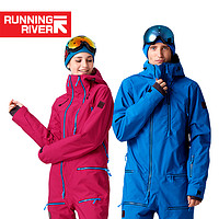 RUNNING RIVER 户外单板野雪防风透气男女款连体滑雪服套装