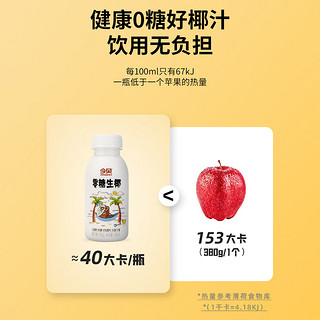 GINBAY 今贝 零糖生椰0香精0色素椰汁饮品搭配生椰拿铁200ml*10瓶椰汁整箱