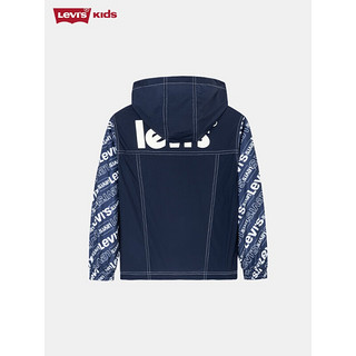 Levi's李维斯童装春秋款男童皮肤衣外套儿童撞色上衣 深靛蓝 160/76(L)