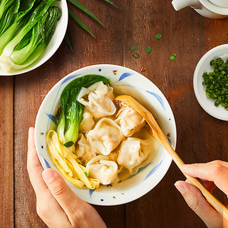 思念 薄皮小云吞馄饨305g*6包早餐夜宵速食荠菜三鲜美猪肉小水饺 珍味三鲜305g*6包(含调料包)g