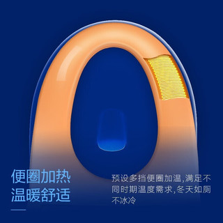 Panasonic 松下 智能马桶盖 电动加热马桶盖板 纤薄即热式坐便盖洁身器 暖风烘干DL-PQTK25CWS