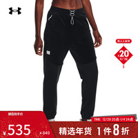 安德玛 UNDER ARMOUR官方UA秋冬Journey女子抓绒训练运动长裤1373977 绿色330 XXL