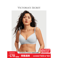 维多利亚的秘密 预售全新小冰杯3.0Logo字母无钢圈凉感文胸内衣女 05M2天空蓝 38D