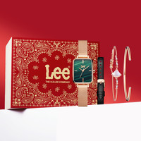 礼盒装{专属}李 Lee手表女新款时尚简约腕表石英表F232 69LEF-F275ARDB-1R红色礼盒TK