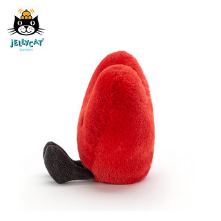 jELLYCAT 邦尼兔 A6RH 趣味爱心毛绒玩具 红色 17cm