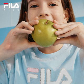 FILA 斐乐 童装女童连衣裙2023夏季中大童儿童两件套夏天裙子