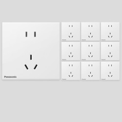 Panasonic 松下 悦畔系列 正五孔开关插座 10只装