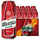 88VIP：WUSU 乌苏啤酒 红乌苏啤酒 500ml*12罐