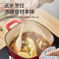苏泊尔珐琅锅铸铁煎锅家用砂锅炖盅焖烧煲汤锅平底锅牛排煎锅套装