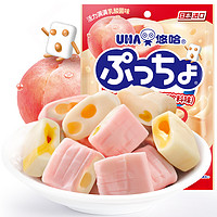 UHA 悠哈 乳酸菌饮料味什锦软糖90g 日本进口软糖水果桃子