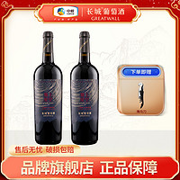 Great Wall 长城 宁夏产区 精品佳酿 塞上星空赤霞珠干红葡萄酒750ml 双支装