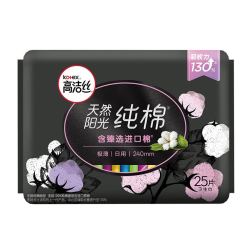 kotex 高洁丝 日用臻选奢爽纯棉 24cm*25片