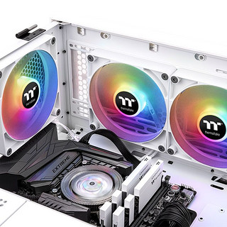 TT（Thermaltake）CT120 140 ARGB机箱风扇减震设计PWM智能温控