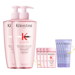 KÉRASTASE 卡诗 元气姜洗发水 500ml*2（赠：同款80ml*4+发膜75ml*4+满赠 同款80ml+玻尿酸水光瓶80ml+会员加赠 手盈洗发水80ml+护发精油2ml*2）