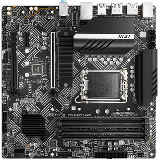 微星(MSI)PRO B660M-A DDR4 电脑主板+Intel 酷睿i5-12400F 板U套装/主板CPU套装