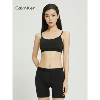 Calvin Klein 内衣女士时尚可抽取衬垫舒适无钢圈细肩带文胸QP2581O UB1-黑色 L