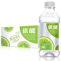 yineng 依能 青柠檬味 无糖无汽弱碱苏打水 350ml*15瓶
