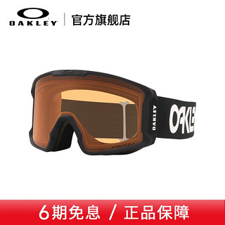 OAKLEY 欧克利潮流新品雪镜谱锐智护目镜LINE MINER LOO7070 普锐智橙色0OO7070-67