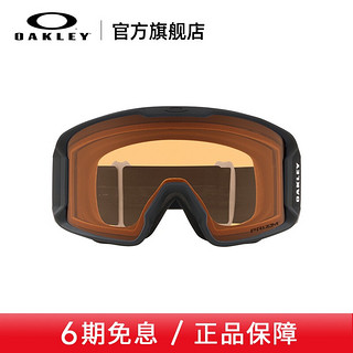 OAKLEY 欧克利潮流新品雪镜谱锐智护目镜LINE MINER LOO7070 普锐智橙色0OO7070-67