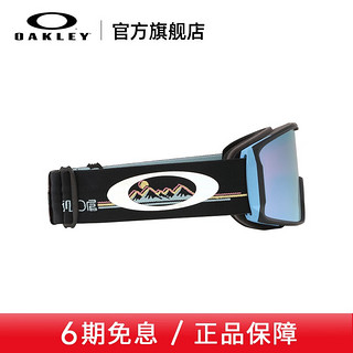 OAKLEY 欧克利潮流新品雪镜谱锐智护目镜LINE MINER LOO7070 谱锐智蓝宝石/镀膜0OO7070-78