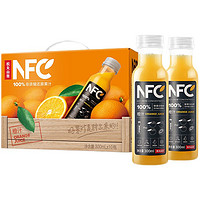 农夫山泉 100%NFC橙汁果汁饮料300ml10瓶鲜果冷压榨非浓缩还原果汁