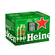 Heineken 喜力 啤酒Heineken 经典风味黄啤听装 500ml*6听经典听（非原箱）