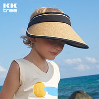 kocotreekk树儿童空顶帽亲子防晒遮阳帽大帽檐小孩帽子夏透气