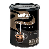 PLUS会员：LAVAZZA 拉瓦萨 意式浓缩咖啡粉 250g