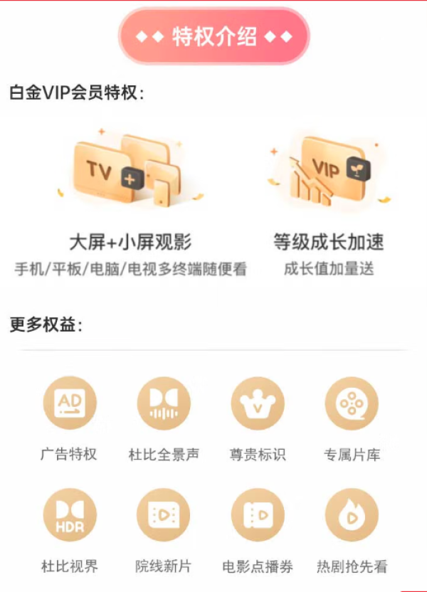 iQIYI 爱奇艺 白金会员年卡
