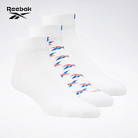 Reebok 锐步 运动经典CL FO Ankle Sock 3P男女短袜袜子 GD1030_红色 40-42