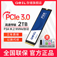 GeIL 金邦 P3A NVMe M.2固态硬盘 500GB（PCIe 3.0）