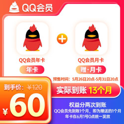 Tencent 腾讯 QQ会员13个月