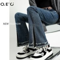 OEC 女士高腰喇叭裤