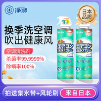 净狮（CLEALION）净狮空调清洗剂免洗泡沫家用挂机柜机免洗免拆除菌杀菌去污清洁剂 空调清洁剂480ml*3瓶装