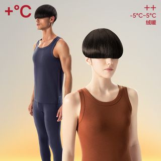 Bananain 蕉内 3系热皮保暖背心男女抗菌抓绒秋冬打底衫保暖内衣