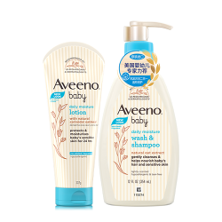 Aveeno 艾惟诺 儿童润肤乳 227g+沐浴露 354ml